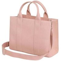 karl lagerfeld bolsa bolso tote cuadrado algodon rosa empolvado para mujer