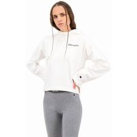 champion jersey felpa logo retro cappuccio white 113186 para mujer