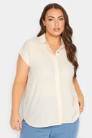 yours camisa crema manga sisa mujer curvy y tallas grandes yours