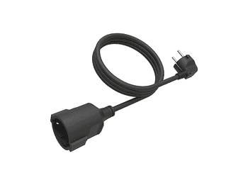 Alargador - ISY IPX-1250-B, 5m, Compatibilidad Universal, Negro