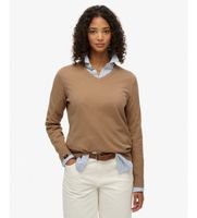 superdry para mujer w6110644a jersey clasico v marron xs casual poliester