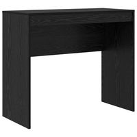 escritorio roble negro 90 x 40 x 76 cm vidaxl