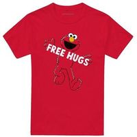 sesame street camiseta free hugs para hombre