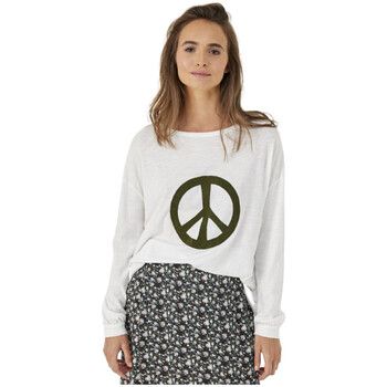 Five Camiseta manga larga Camiseta Paz Ecru Mujer para mujer