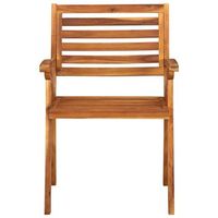 pack 3 uds sillas de jardin  silla de exterior  sillon madera maciza de acacia
