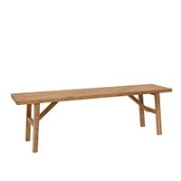 banco de madera maciza envejecido 150x45cm
