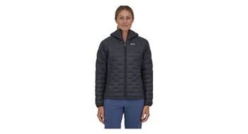 Women s patagonia micro puff hoody black