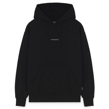 Propaganda Jersey 26FWPRFE756 HOODIE RIBS-01 NERO para hombre