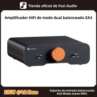 amplificador de potencia estereo fosi audio za3 tpa3255 clase d hifi para altavoces de estanteria pasivos con entrada xlrrcabalanceada