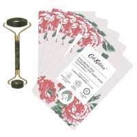 cath kidston gifts and sets the garden path rollaway set of 5 hyaluronic acid face sheet masks