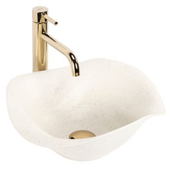Lavabo Sobre Encimera Hm-35b Beige Handmade Art