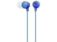 auriculares de boton - sony mdr-ex15lpli 8hz 22000hz 100dbmw boton tapones silicona iman neodimio azul