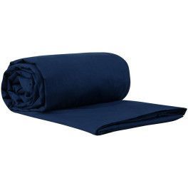 Sea To Summit Saco Sábana Viaje Premium Cotton - Double Rectangular Azul Marino