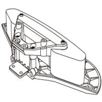 mjx 14303 114 coche rc piezas originales conjunto de paragolpes frontal 14110l3 conjunto de paragolpes trasero