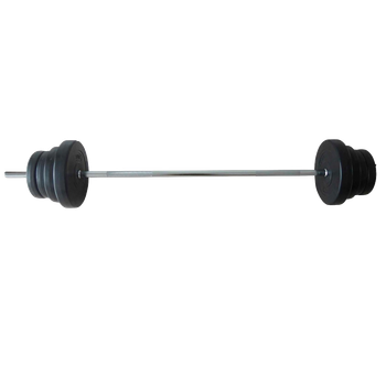 Fit'n Shape Juego De Barra Y Pesas 50kg