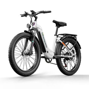 Bicicleta Eléctrica Shengmilo MX06 - Motor de 1000W (Pico) - 48V17.5AH - Bicicletas Eléctricas para Hombre/Mujer - Neumáticos de 26*3.0 Pulgadas - Frenos Hidráulicos