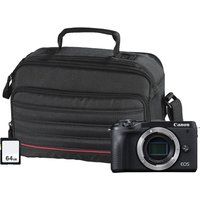 eos m6 mark ii mirrorless camera body only 64 gb sd card  bag bundle