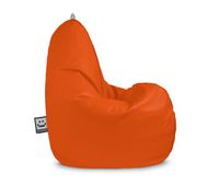 puff pera relax polipiel  naranja happers xl xl happers