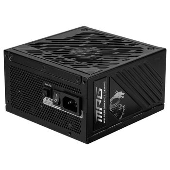 Fuente de Alimentación MSI 1250W 80PLUS Gold MPG A1250GS PCIE5 Modular Protecciones Avanzadas