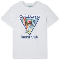 casablanca camiseta t-shirt la joueuse white para hombre