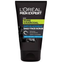 loreal paris men expert pure charcoal anti-blackhead daily face scrub 100ml