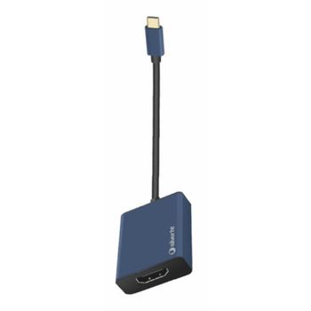 SilverHT Adaptador Logan USB-C a HDMI 4K Azul