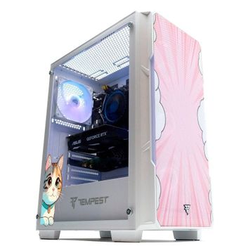 PcCom Lite Intel Core i5-12400F / 16GB / 500GB SSD / RTX 3050 Blanco / Windows 11 Home/Kawaii
