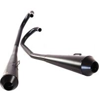sistema de escape bmw r 45 mass cafe racer 2-2