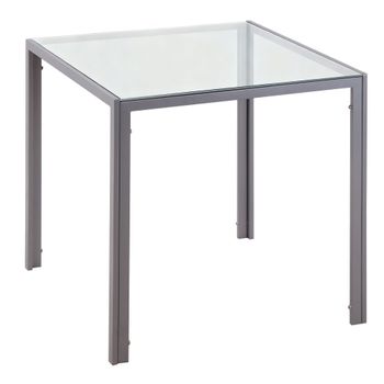 Mesa de comedor 75x75x75 cm gris