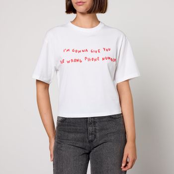 MAX&Co. Boxyclaim Cotton-Blend Jersey T-Shirt - XL