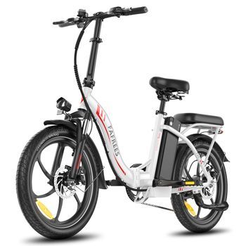 E-bike  Fafrees F20+ - Motor 250w Batería 36v20ah Neumáticos De 20 Pulgadas Frenos Mecánicos De Disco - Blanco