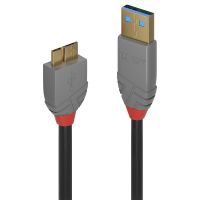 cable usb 32 lindy 2 m usb a a micro-usb b negro