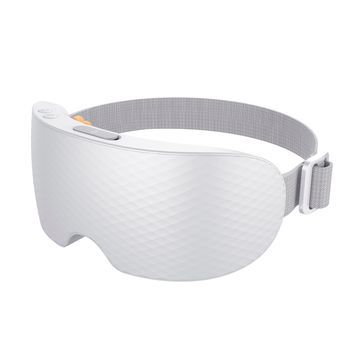 Masajeador De Ojos 3d Con Calor Y Nebulización. Música Local Y Bluetooth, Tres Modos De Uso Y Batería Recargable. Color: Blanco