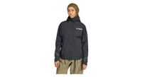 chaqueta impermeable adidas terrex xperior negro  mujer