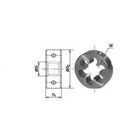 fanar inch die g 12 cylindrical pipe thread hss 800 din-en 24231