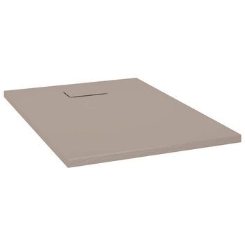 Plato De Ducha Smc Marrón 100x70 Cm Vidaxl