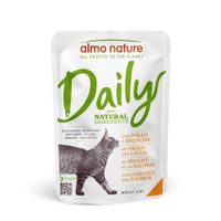 almo nature daily menu 24 x 70 g - pack ahorro - pollo y salmon