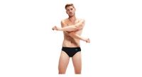 speedo  strong eco  hyperboom splice b  strong anador 7cm negro azul