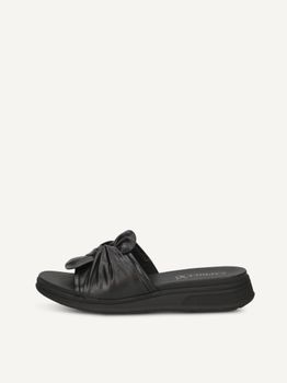 CAPRICE Mule, black, made of Leather without heel, Size 42