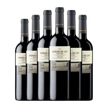 Barón De Ley Vino Tinto Rioja Reserva Botella Medium 50 Cl 13% Vol. (pack De 6 Unidades)