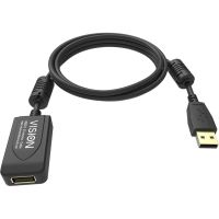 cable usb vision tc 5musbextbl- 5 m usb 20 negro