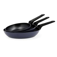 set 3 sartenes aluminio azul 18-22-26 cm