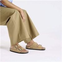 birkenstock sandalias arizona latte cream para mujer