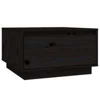 mesa de centro 55x56x32 cm madera - negro