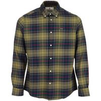 barbour camisa manga larga fortrose tailored tartan shirt para hombre