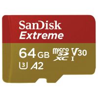 sandisk extreme microsdxc 64gb clase 3 uhs-i  adaptador