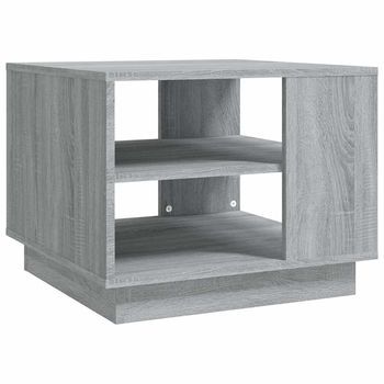 Mesa De Café - Mesa De Centro Madera De Ingeniería Gris Sonoma 55x55x43 Cm
