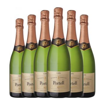Sarral Portell Vintage Brut Nature Cava Reserva 75 Cl 11.5% Vol. (pack De 6 Unidades)