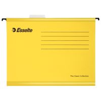 esselte classic carpeta colgante reforzada  380 mm  amarillo  25 unidades
