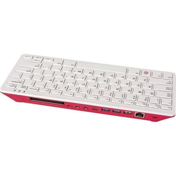 Raspberry Pi 400 Mini PC 4GB Teclado integrado compacto Blanco